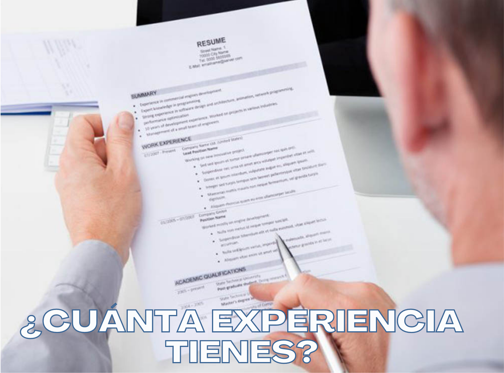¿Cuánta experiencia tienes?