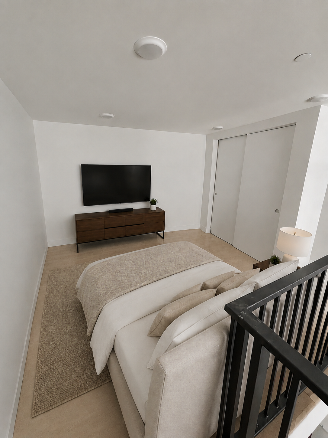 Mezzanine bedroom