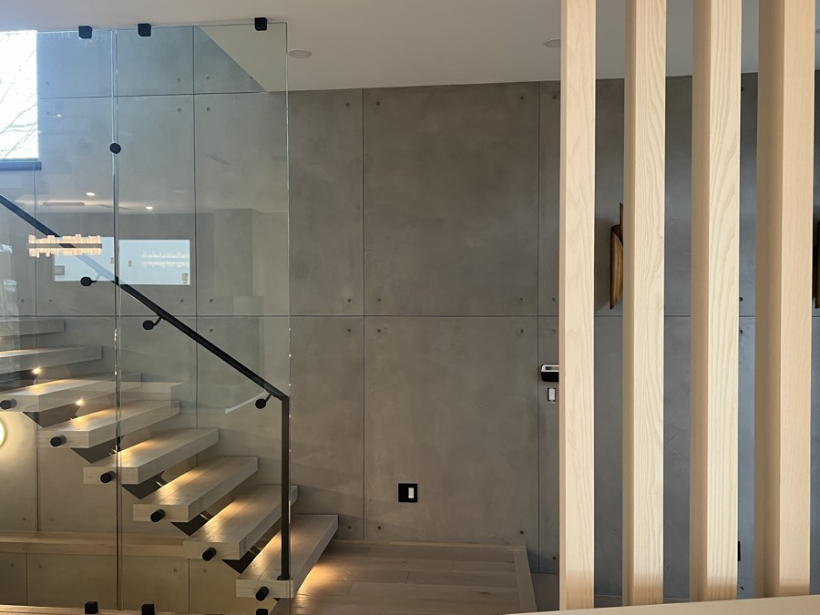 Custom floating stairs