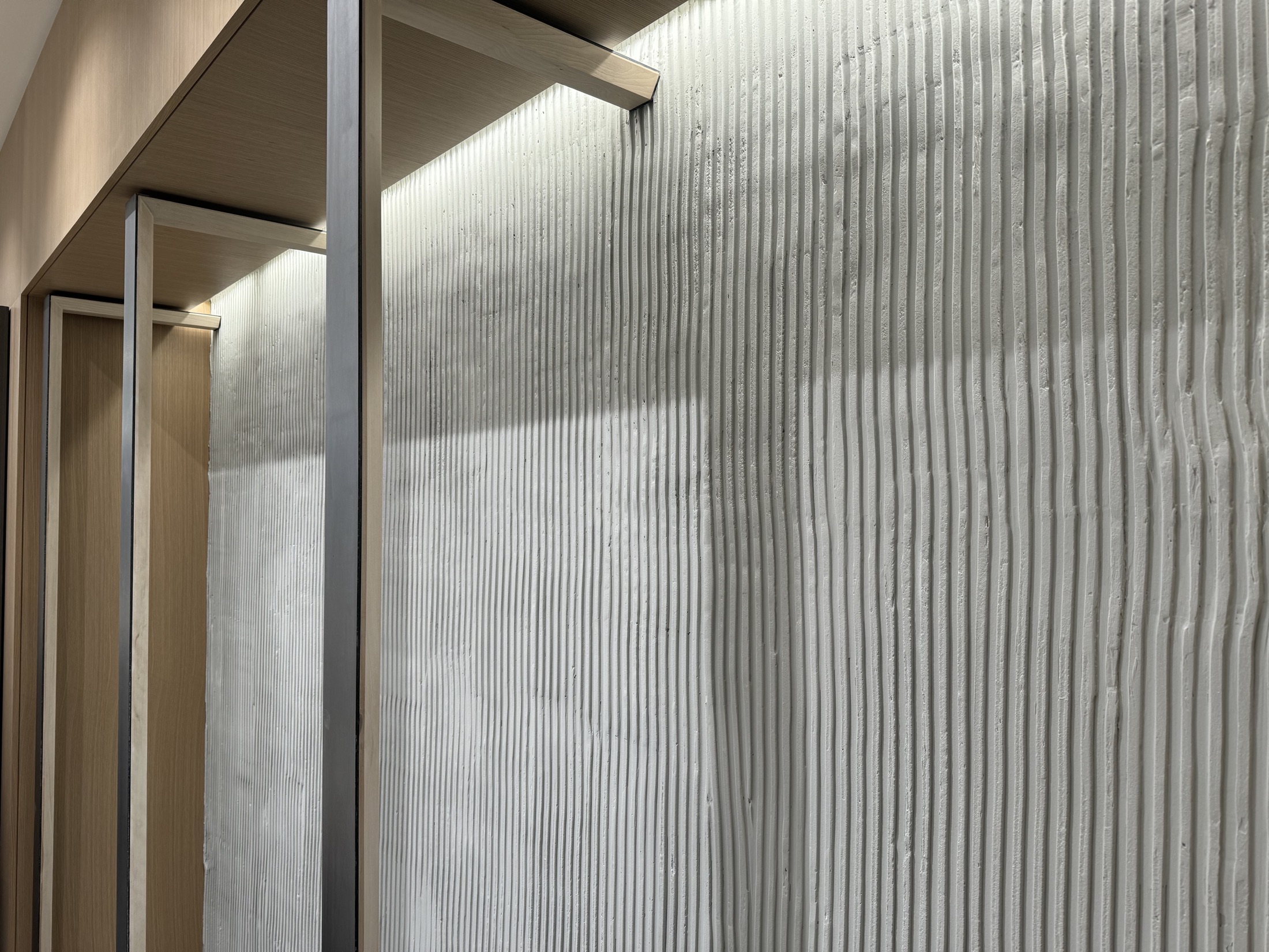 Relief plaster texture