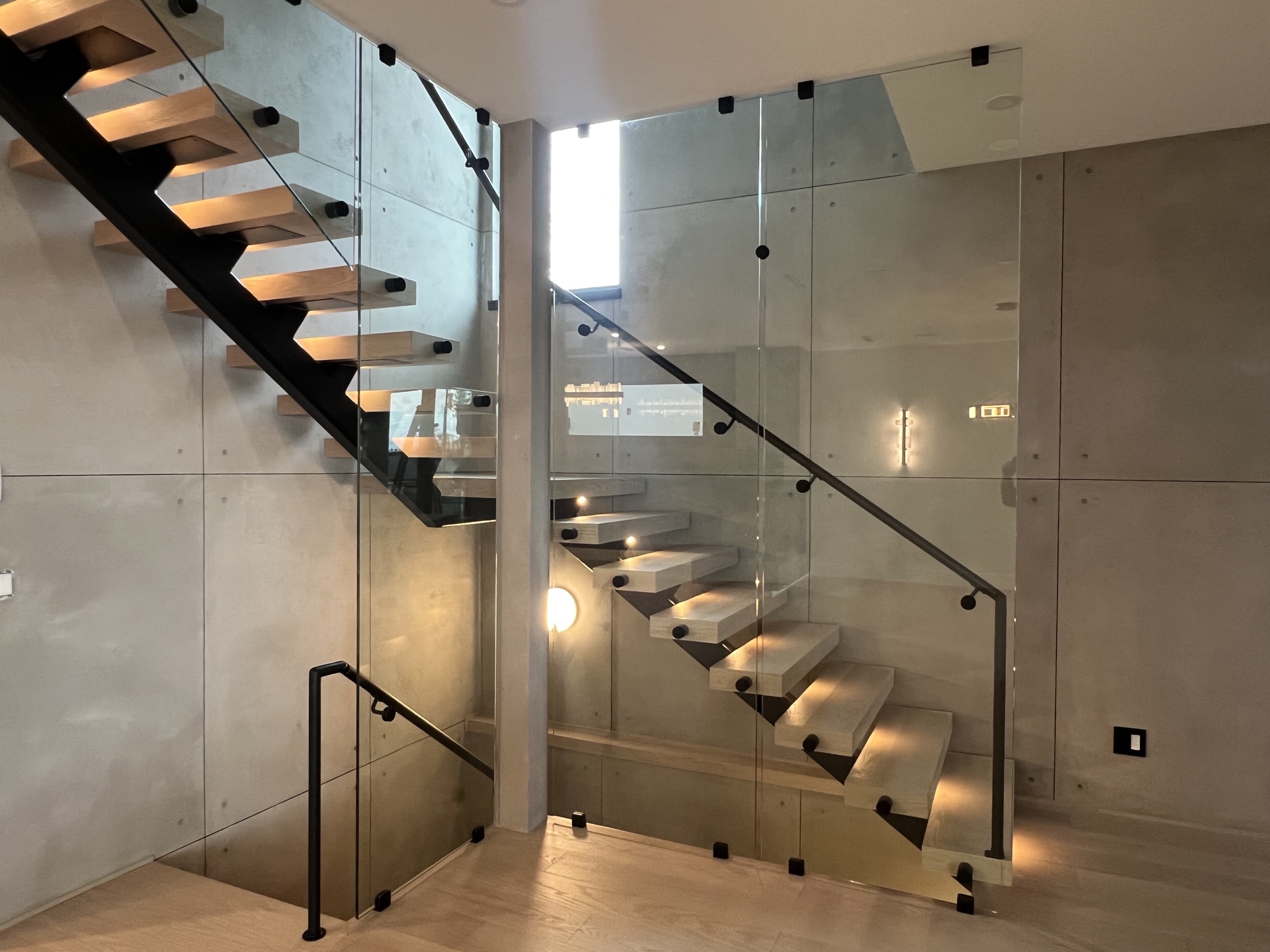Custom floating stairs
