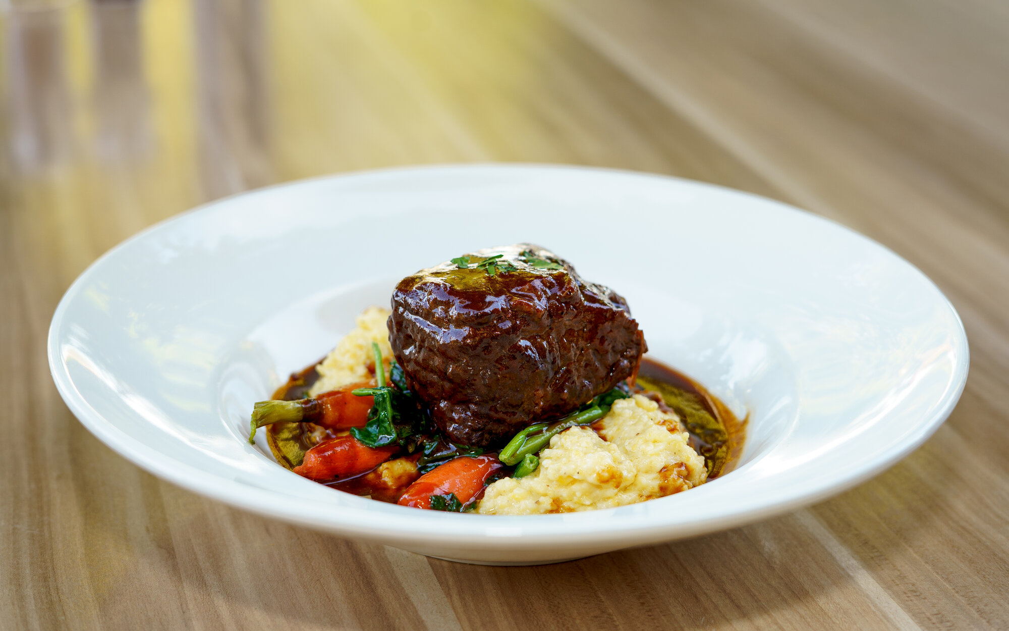 Braised short rib at Napkins Bar & Grill