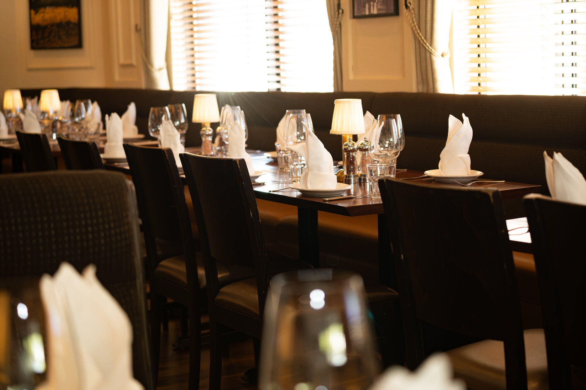 Dining room at Napkins Bar & Grill