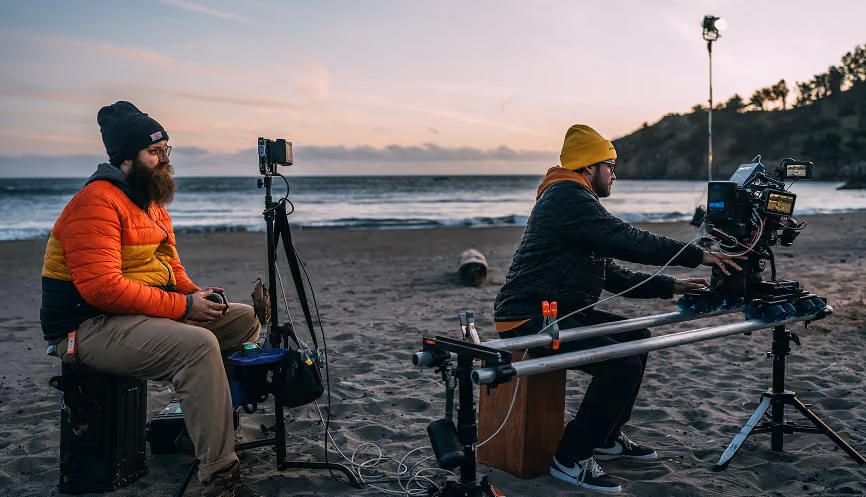 Teak collaborators gathered outdoors in San Francisco.