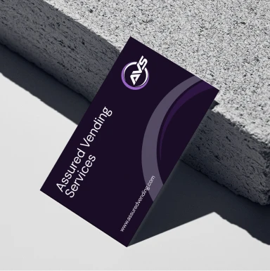 Business card mockup for AVS