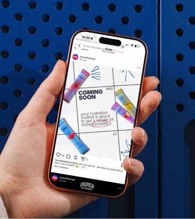 Launch Hydrate social media post