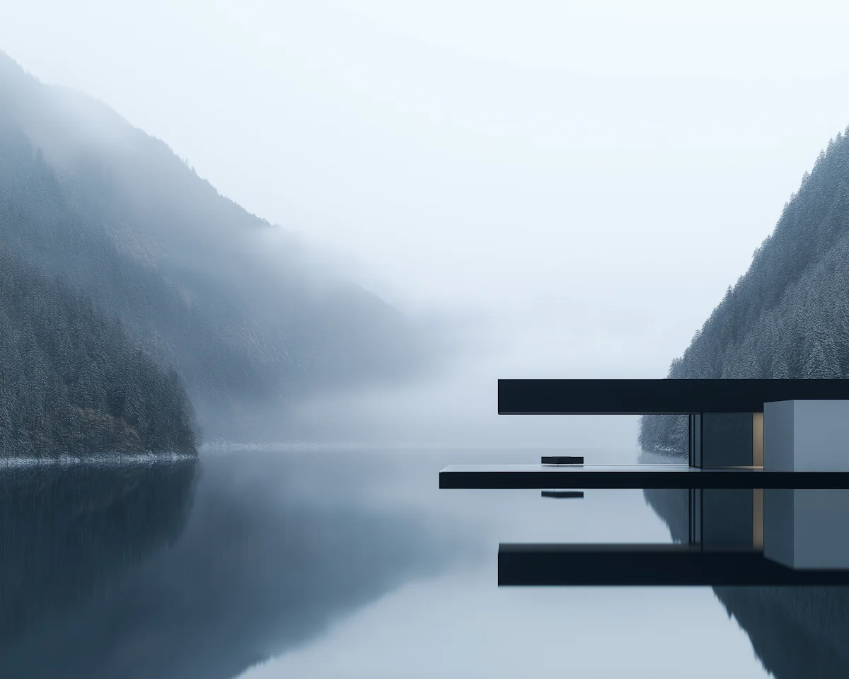 Modern Lake Architecture — Still / Moving project cover.