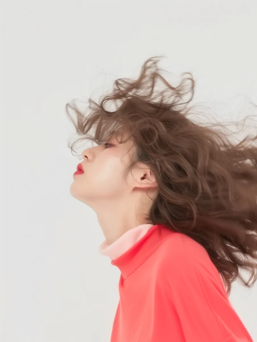 Dynamic Hair Portrait illustrating “When the Experiment Becomes the Process”.