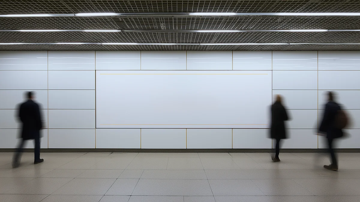 Modern Subway Corridor for the Northline project.