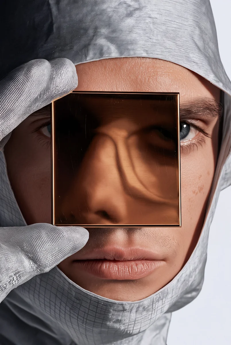 Reflective Portrait Art accompanying the SAKAI current note “Urban Art Initiatives”.