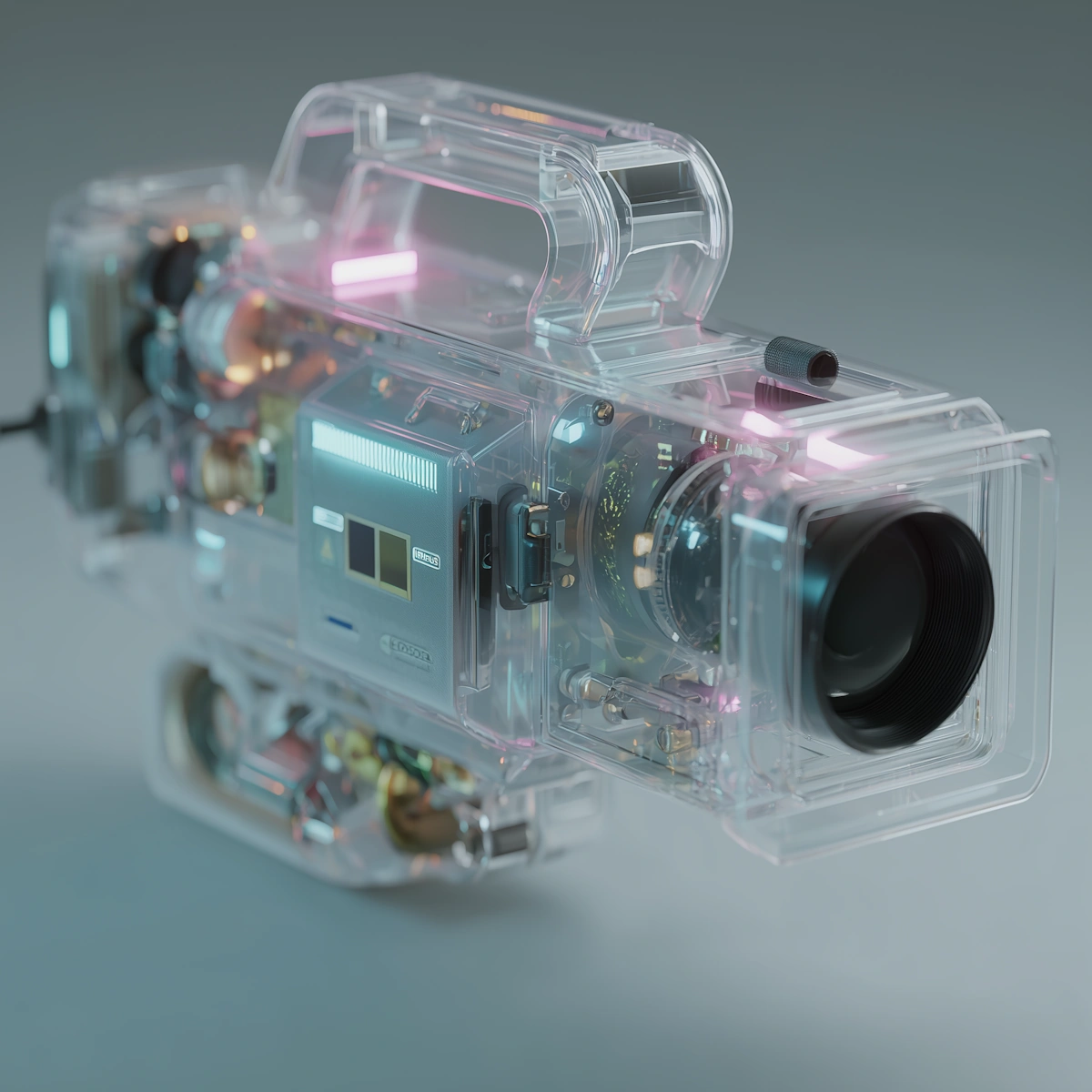 Futuristic Camera Design accompanying the SAKAI current note “Virtual Reality Experiences”.