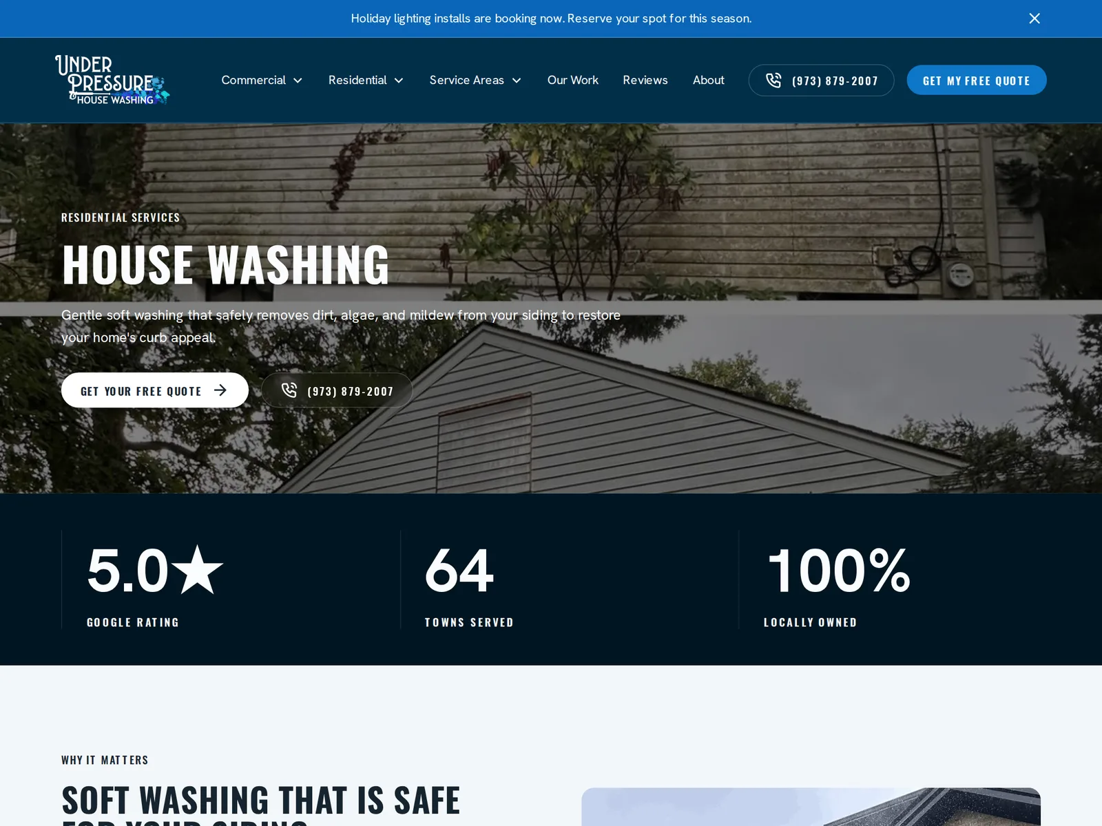 Under Pressure House Washing