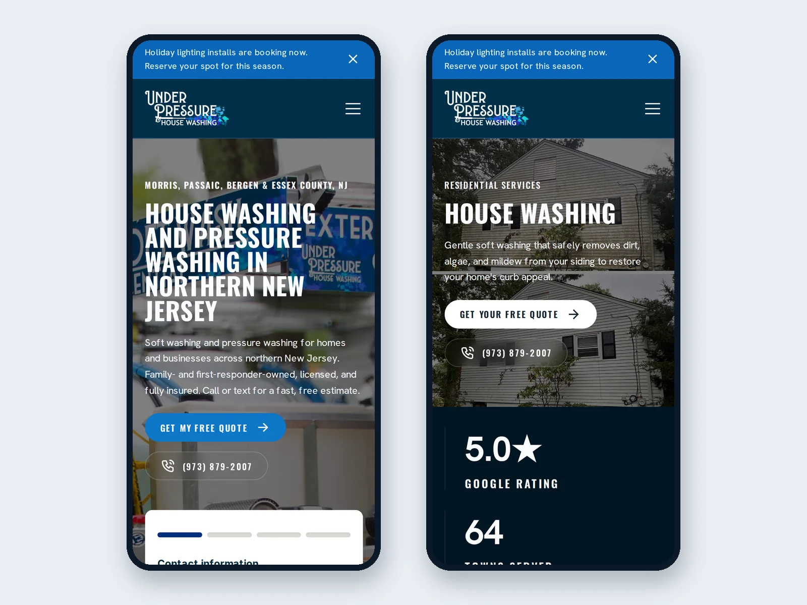 Under Pressure House Washing