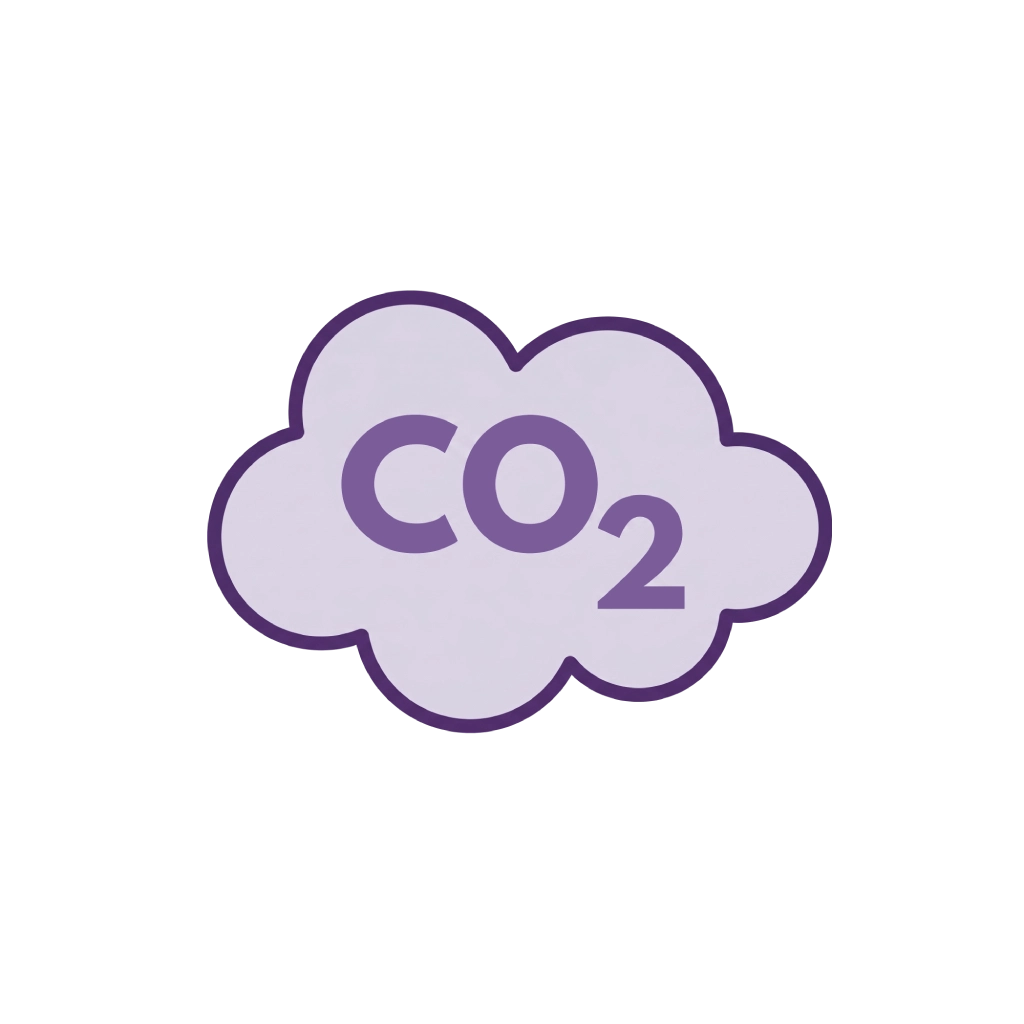 Symbol für die CO2-Kosten