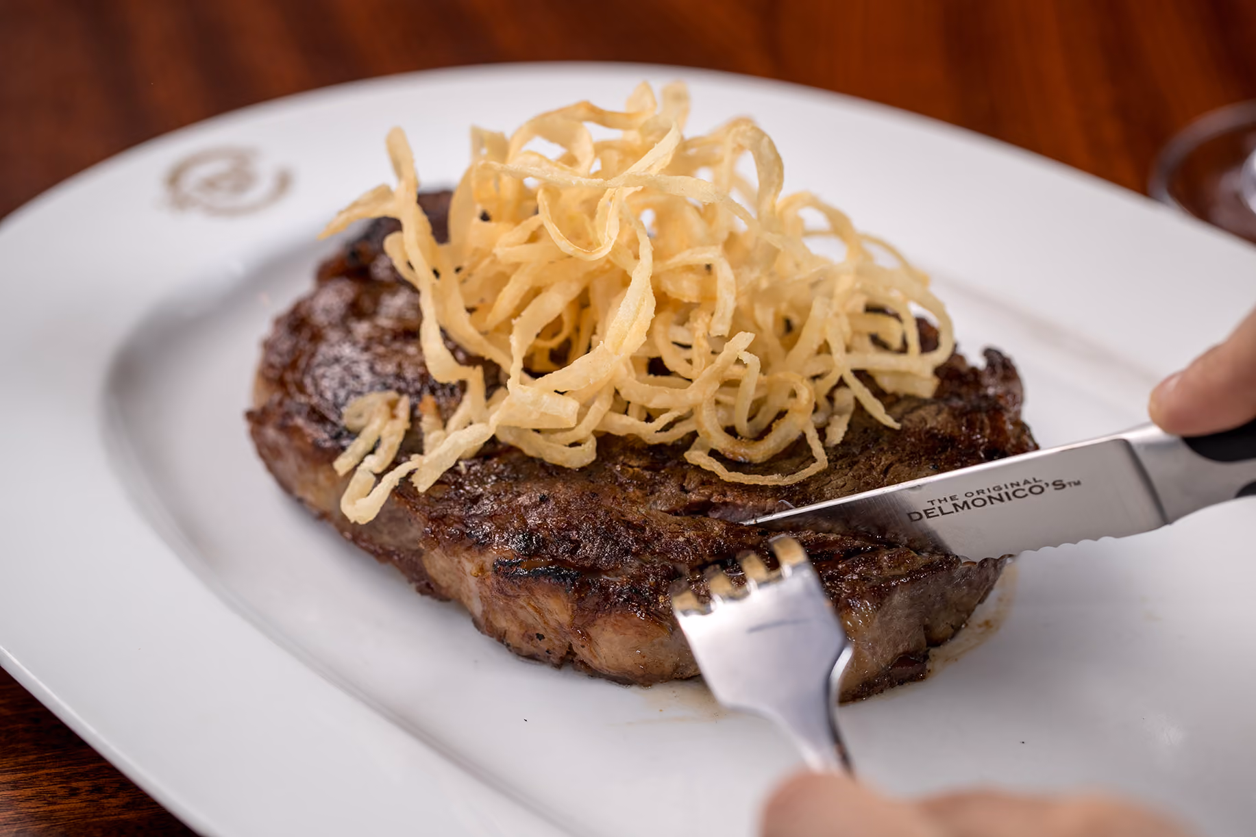 Delmonico's table setting