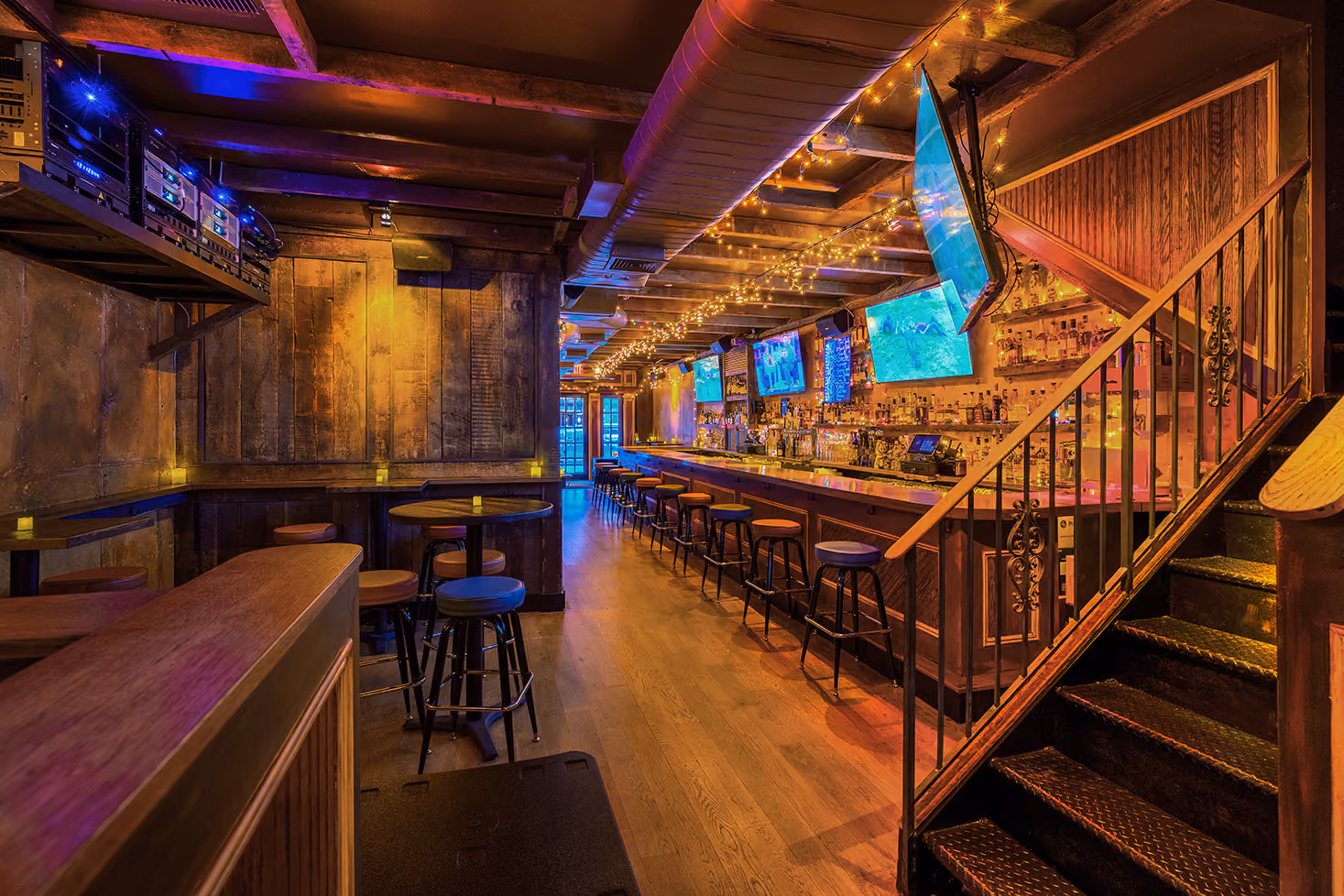 Whiskey Blue Bar table