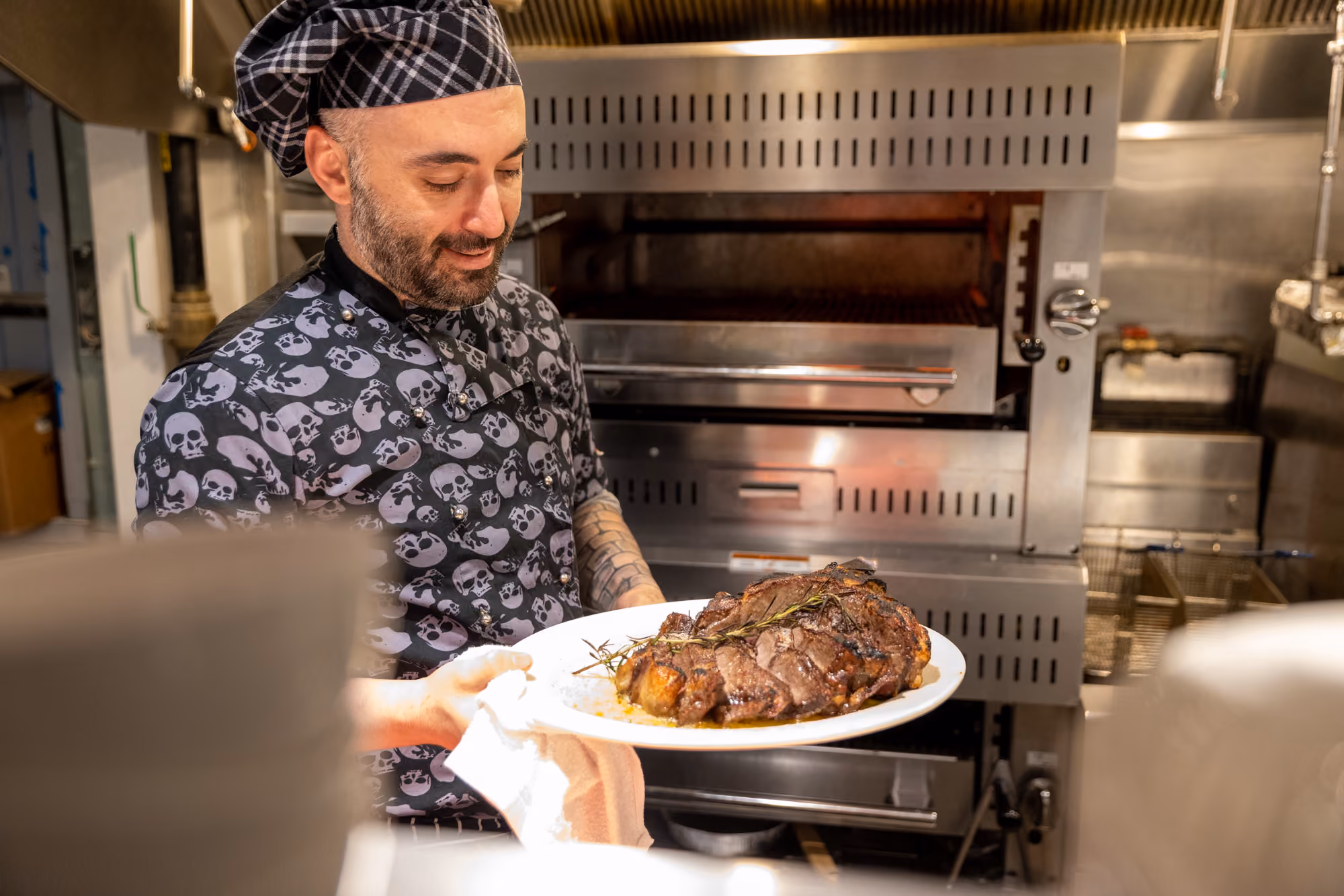 Executive chef portrait and culinary photography session in Manhattan, New York