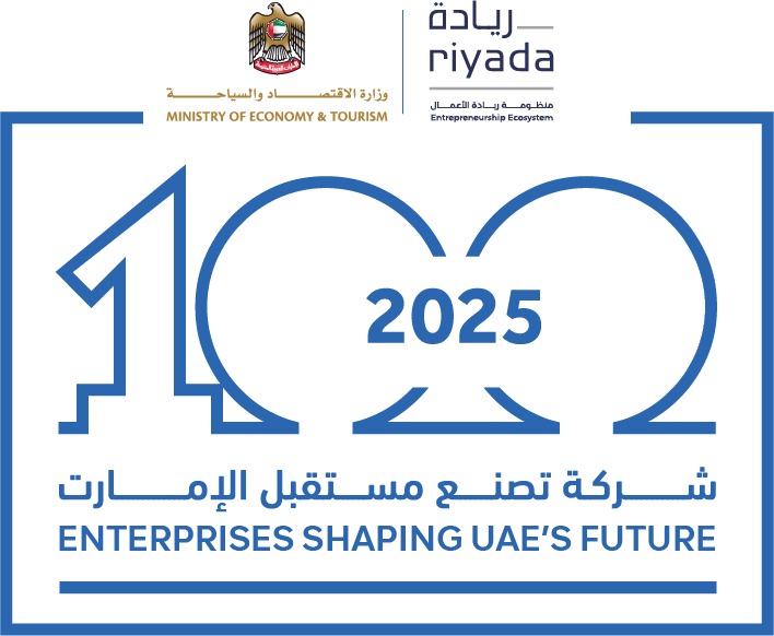 Future 100 2025 badge: Enterprises Shaping UAE's Future, UAE Ministry of Economy and Tourism