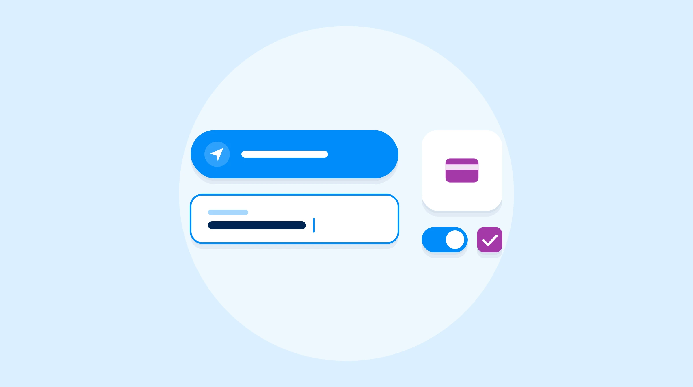 Laptop showing the myZoi reusable UI component library