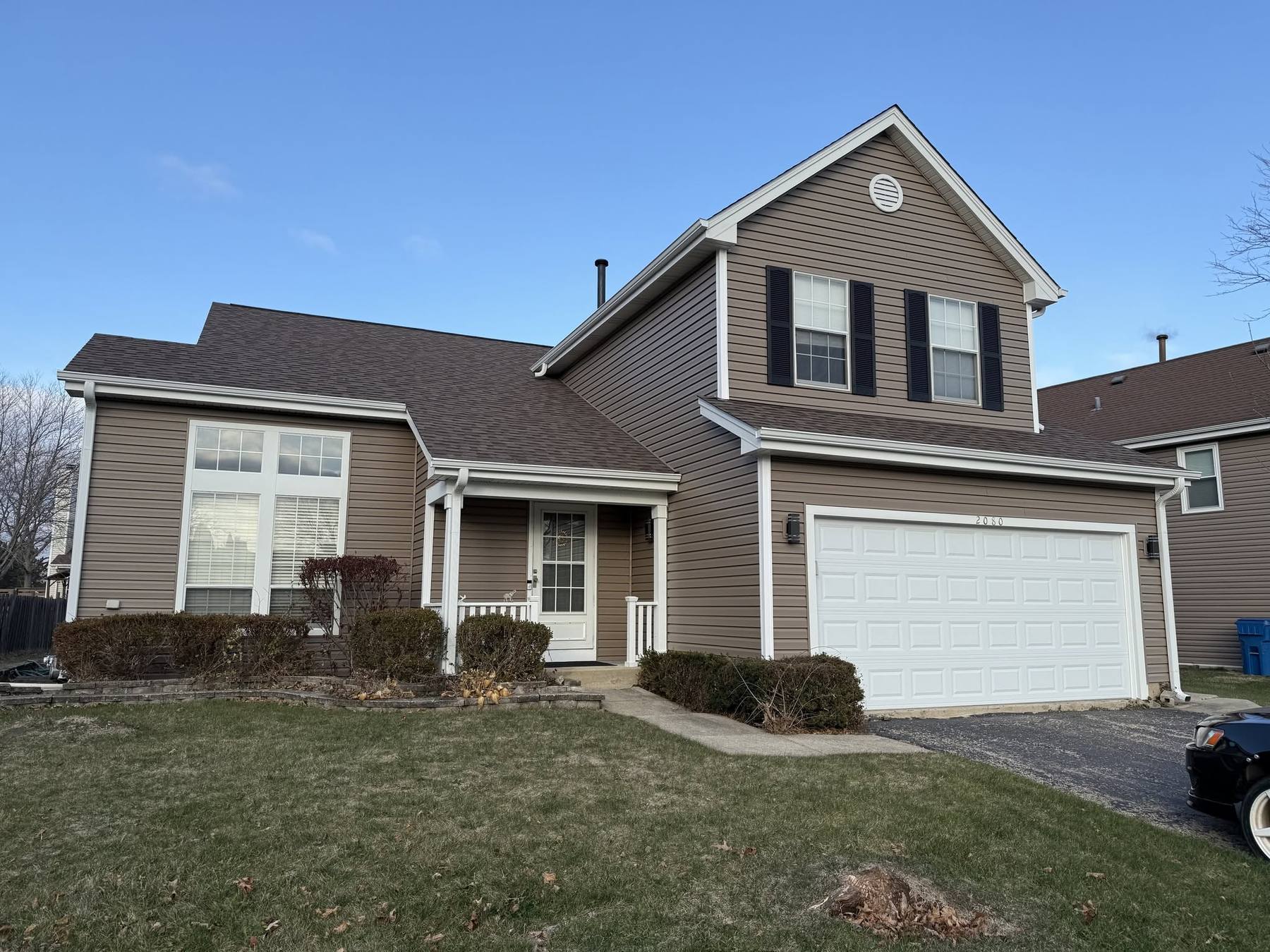 After: new vinyl lap siding on a Hanover Park, IL home