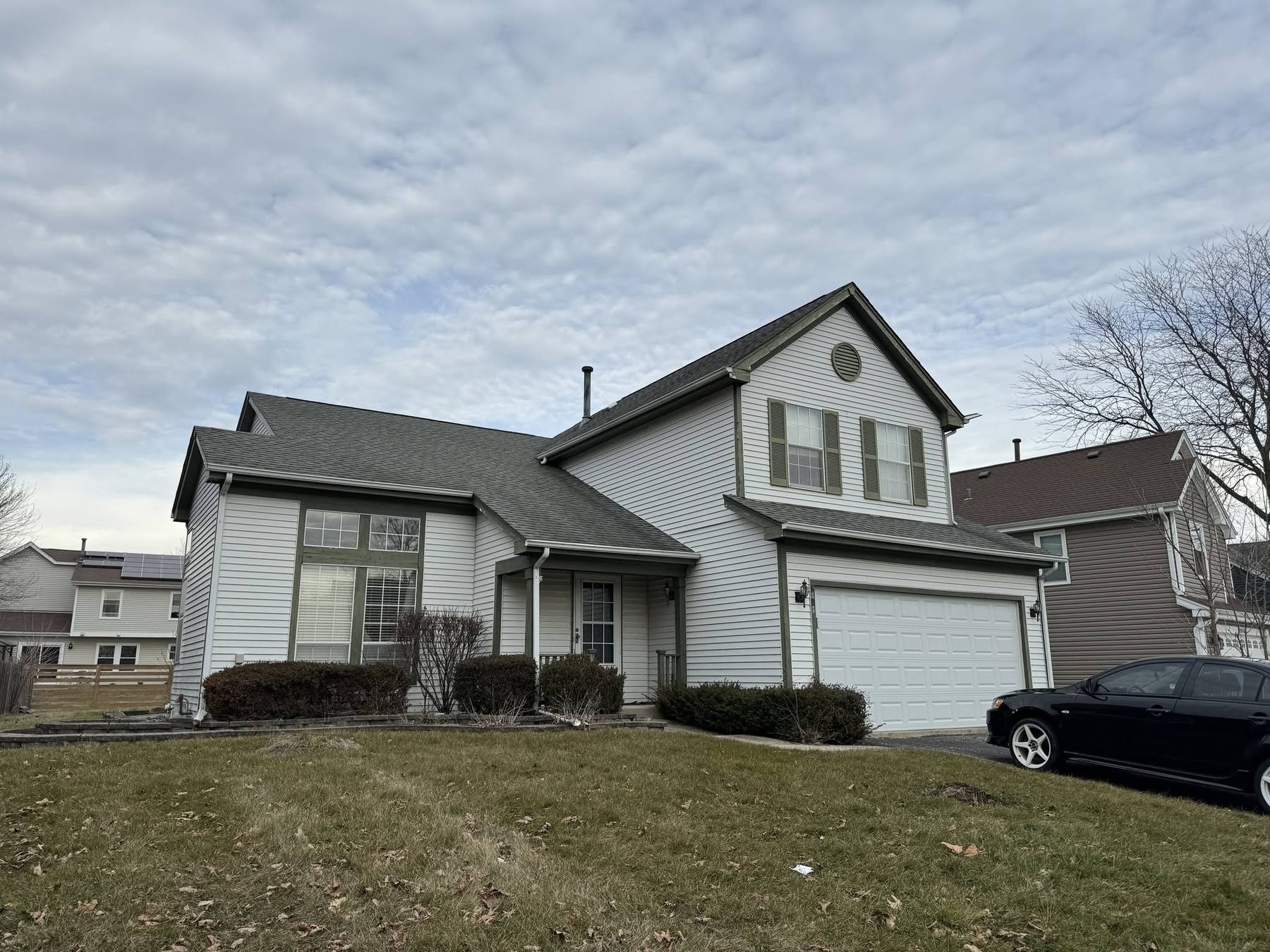Before: a Hanover Park, IL home ahead of vinyl lap siding replacement
