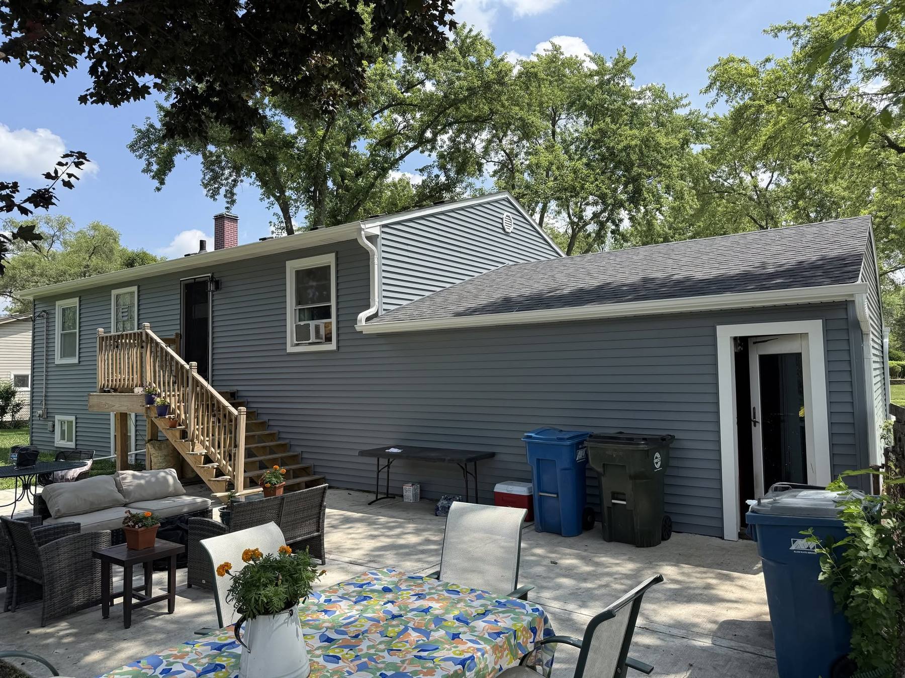 After: new siding on a West Chicago, IL home
