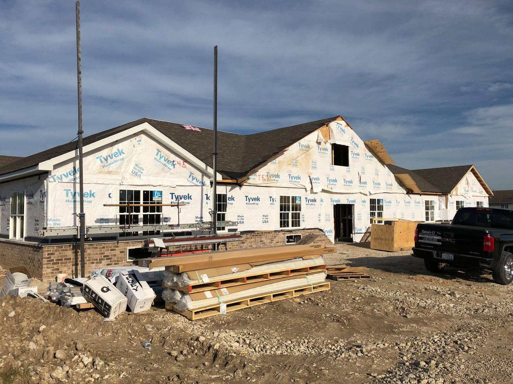 Double-hung replacement windows installed in a Hanover Park, IL home