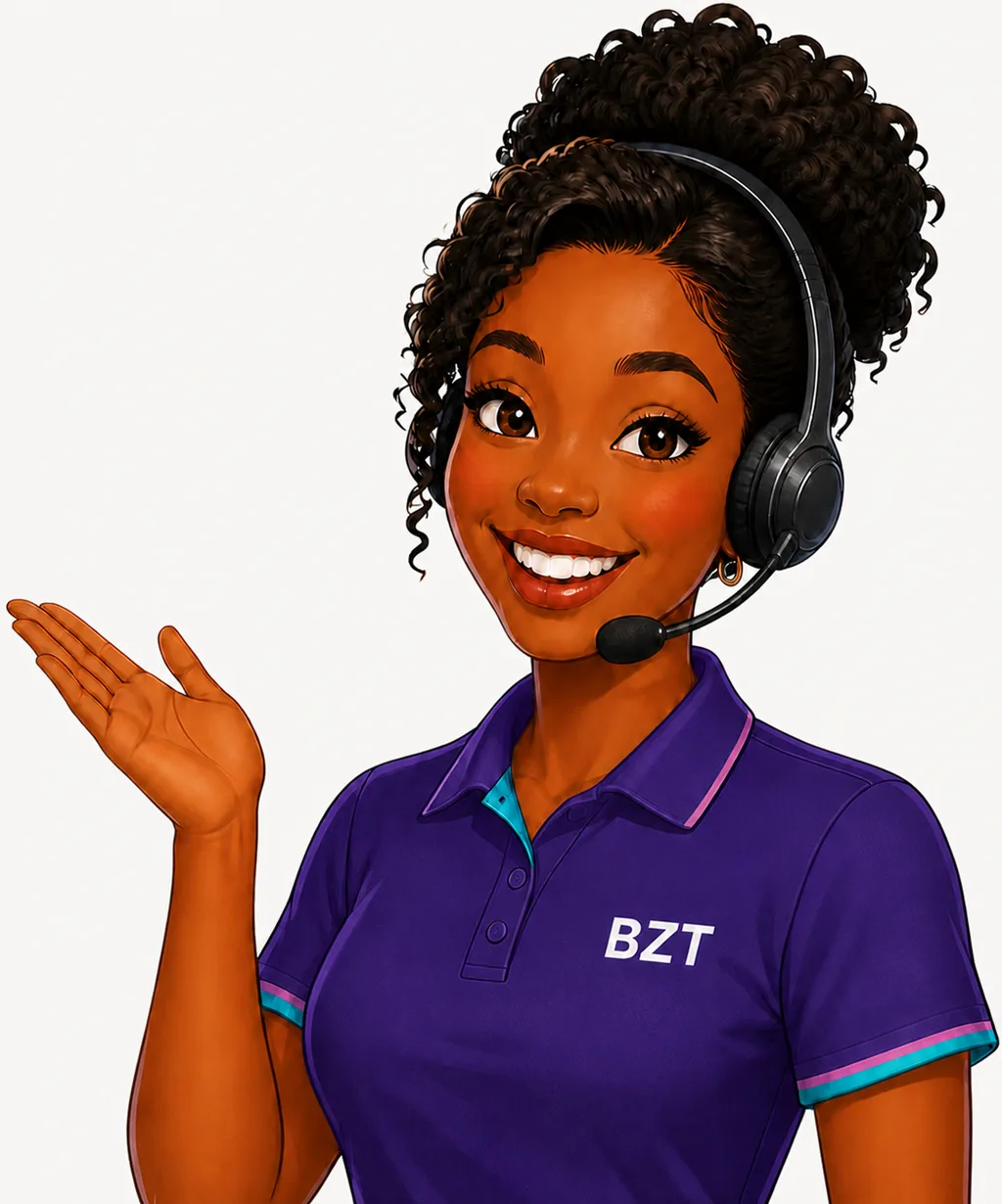 Service representative black
