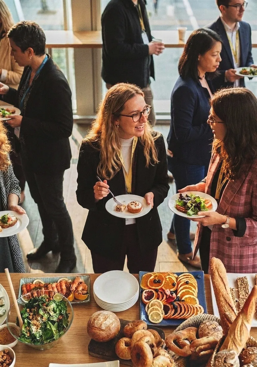 Buffet van New Wave Catering