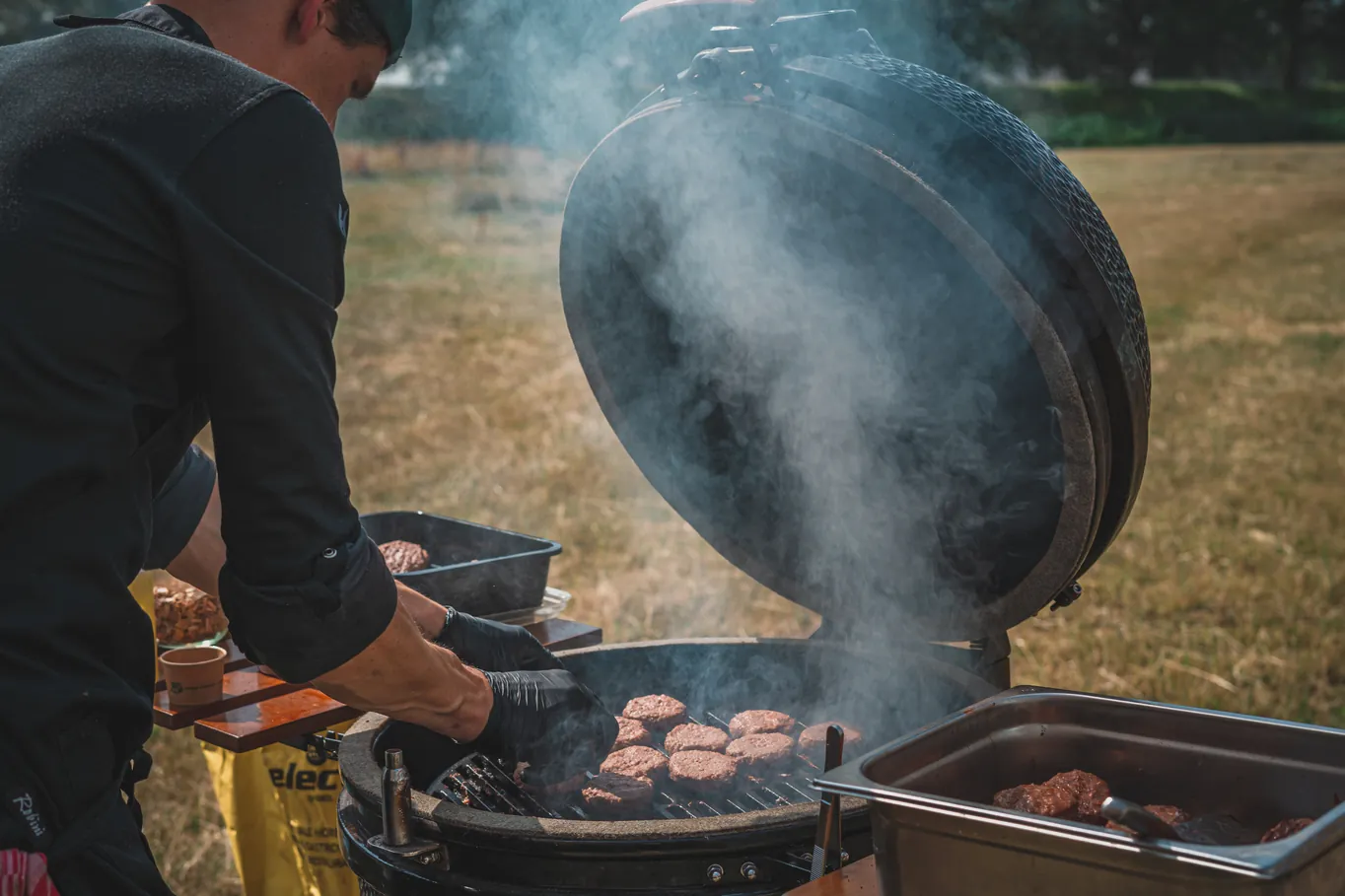 BBQ catering van New Wave Catering
