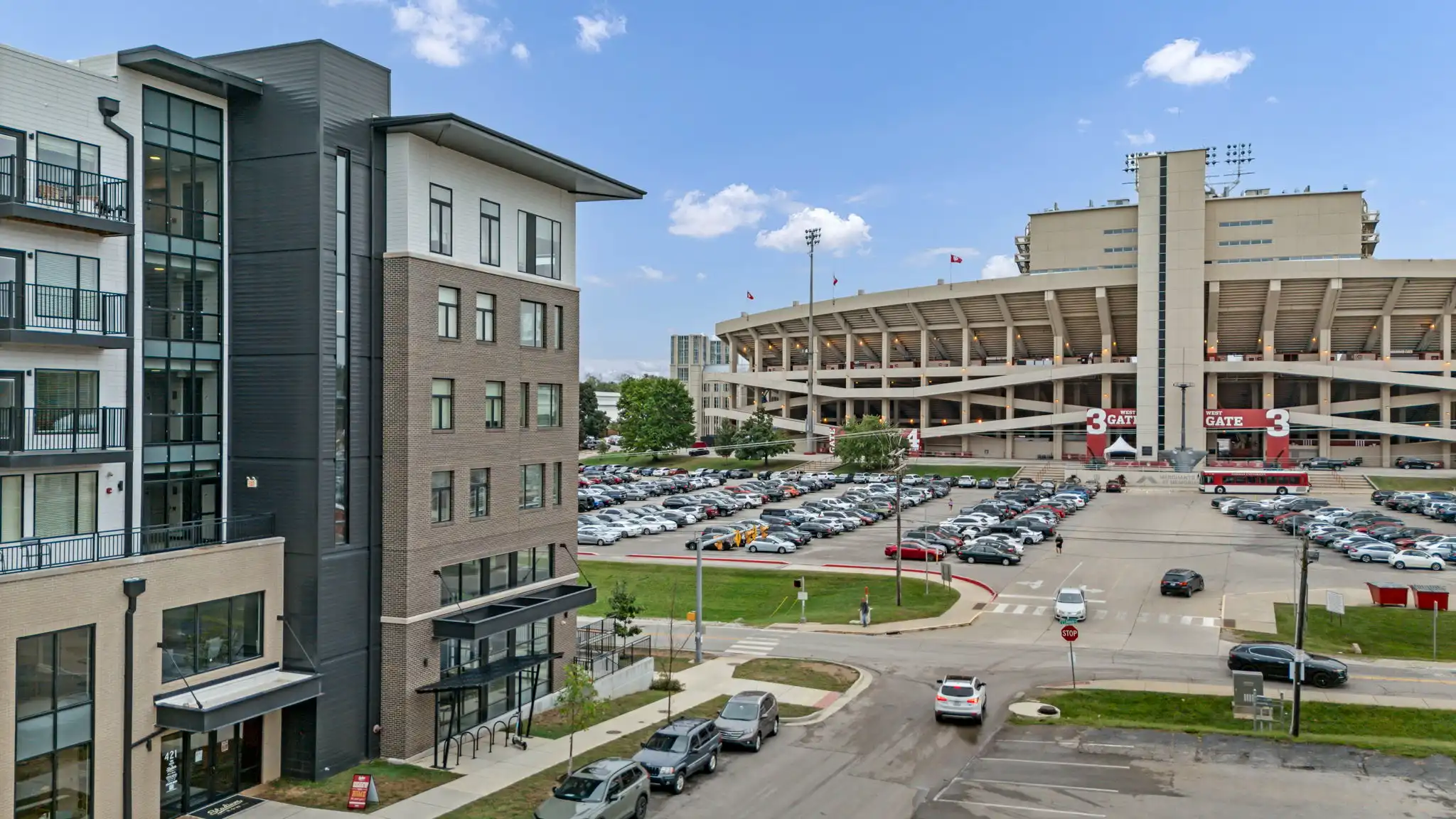 Stadium Row building exterior