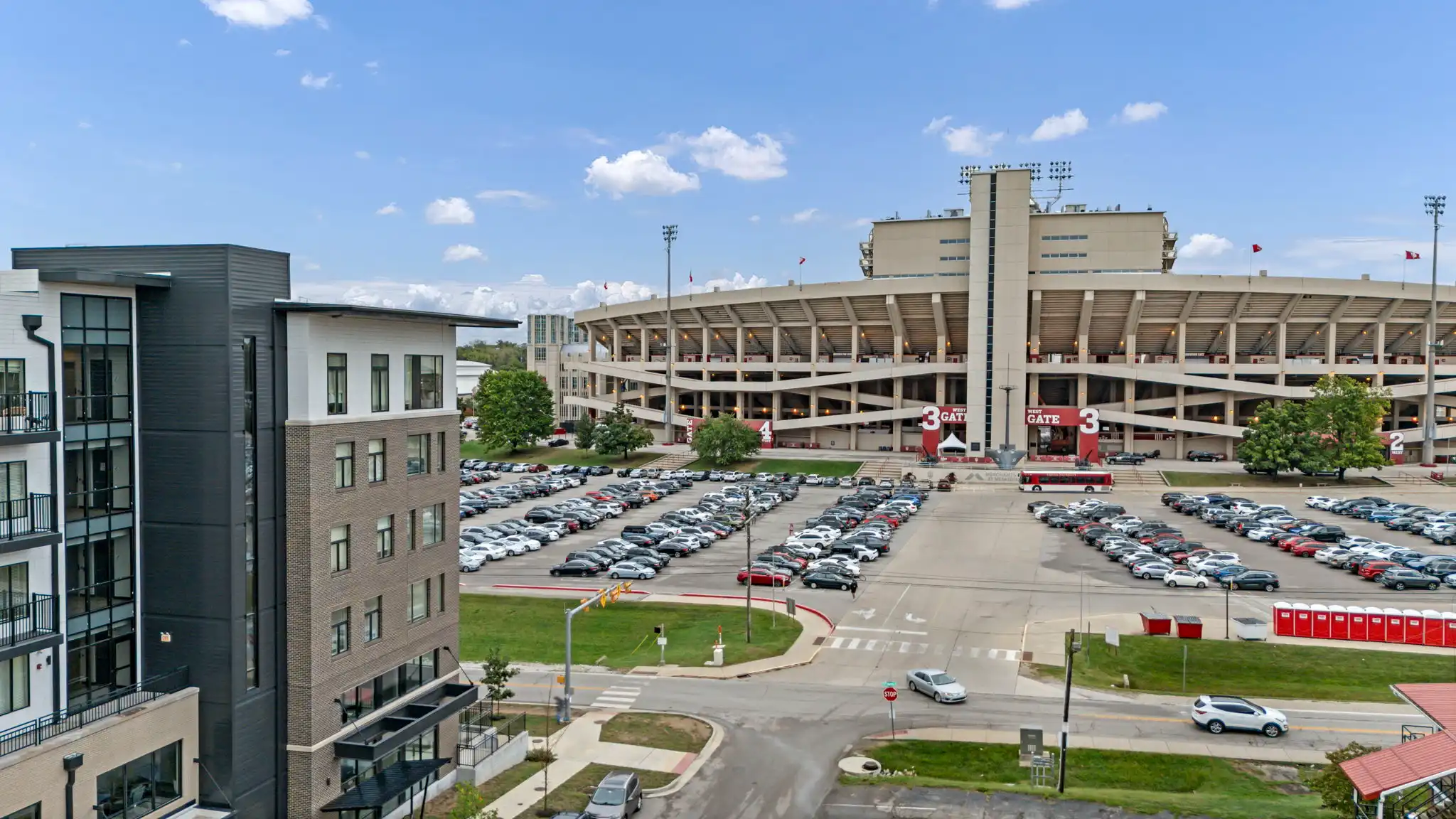 Stadium Row building exterior