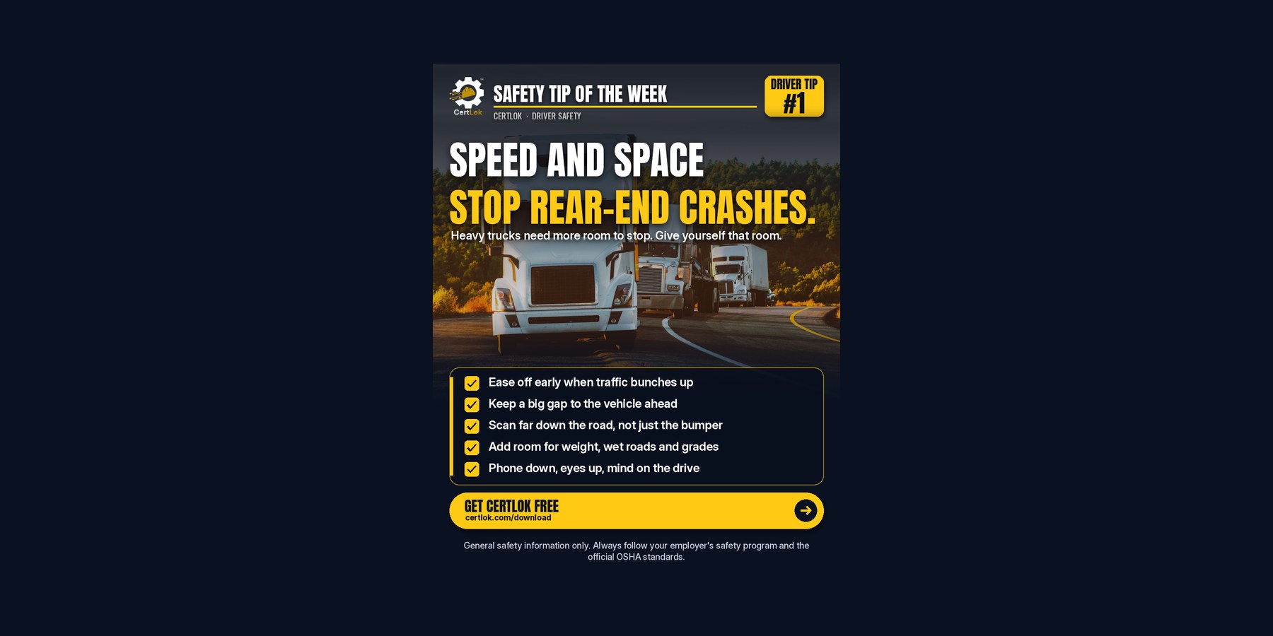 Driver Safety Tips