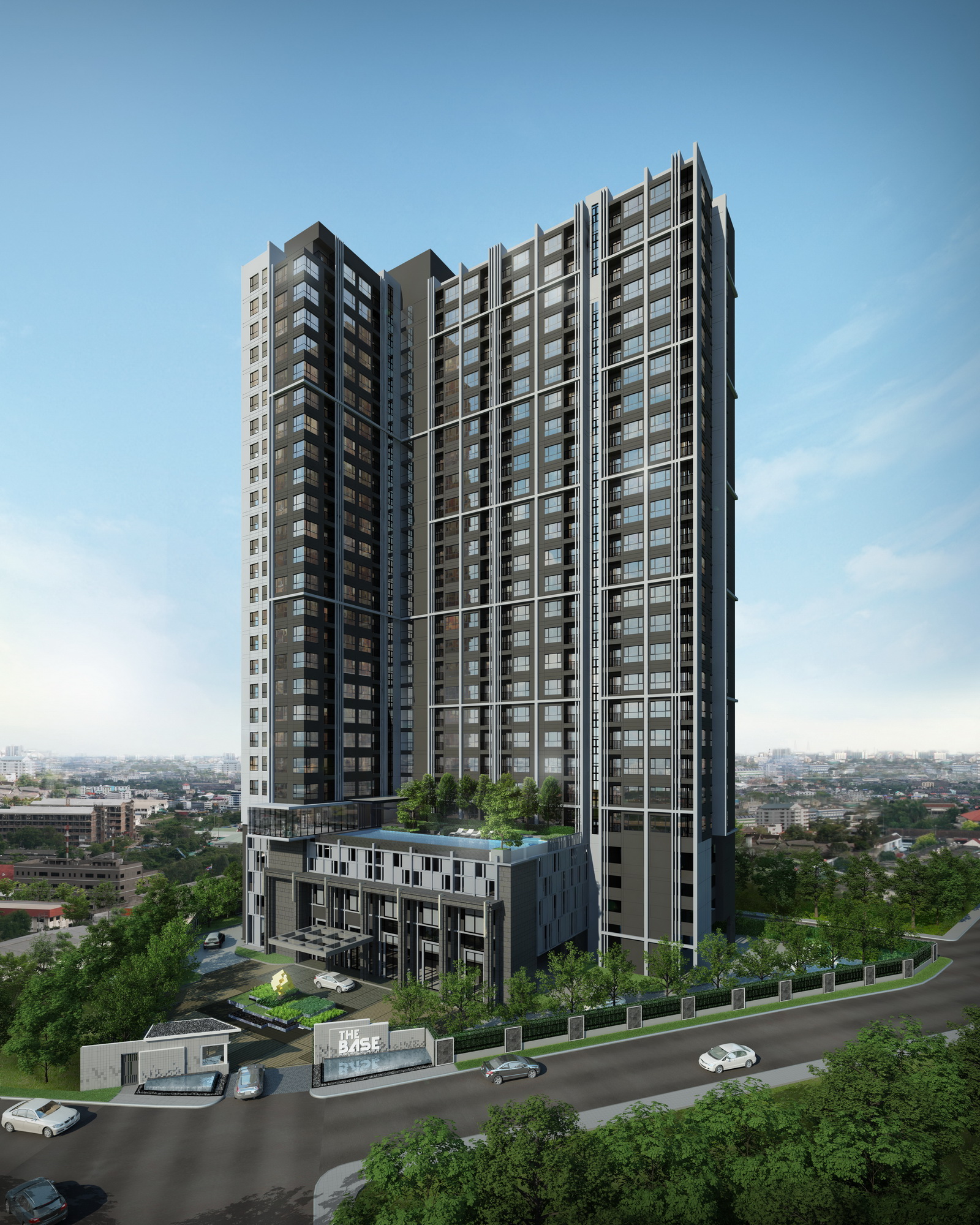 The Base Park East — Cancu Studio project in Sukhumvit, Bangkok, Thailand