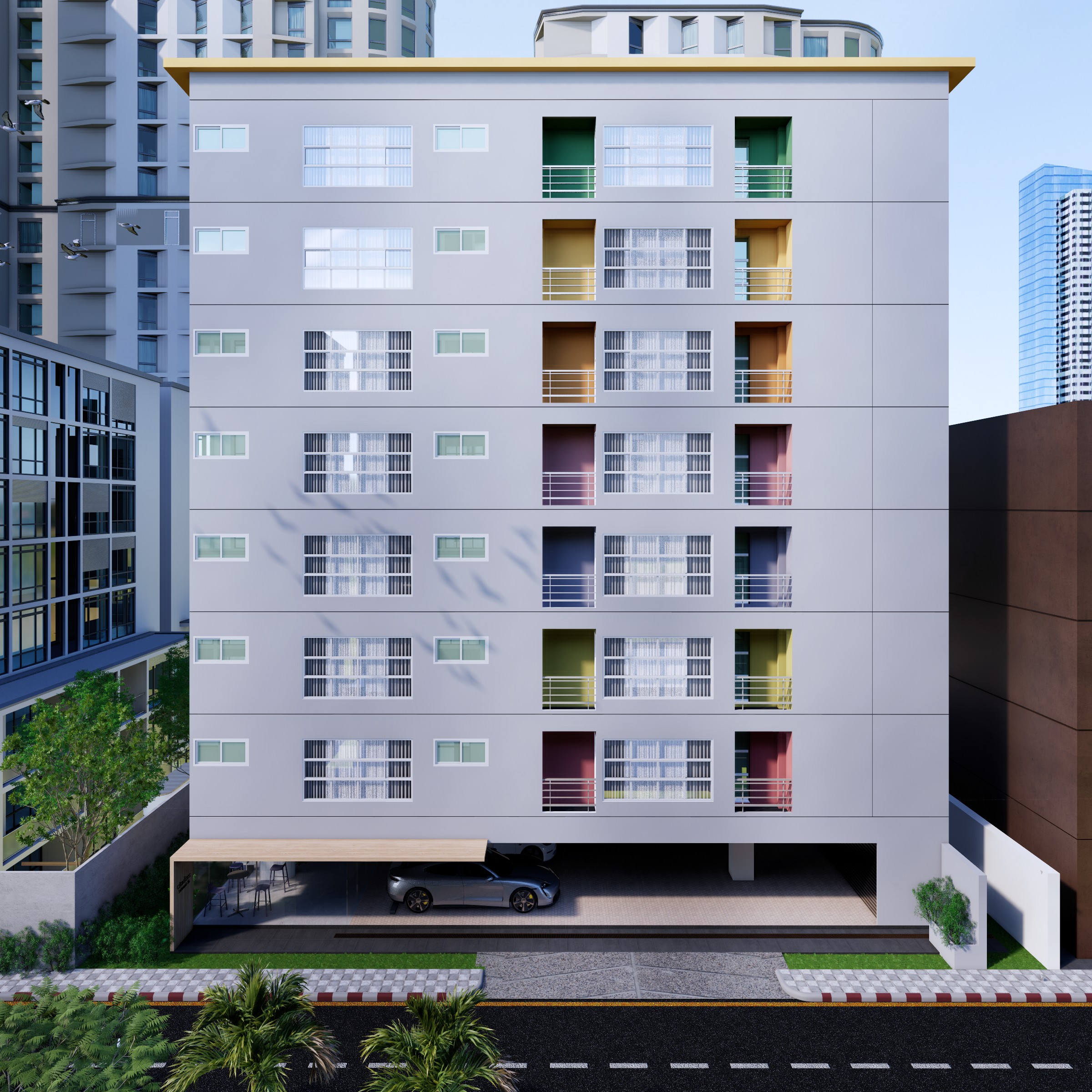 Boutique Citadines SK16 — Cancu Studio project in Sukhumvit 16, Bangkok, Thailand