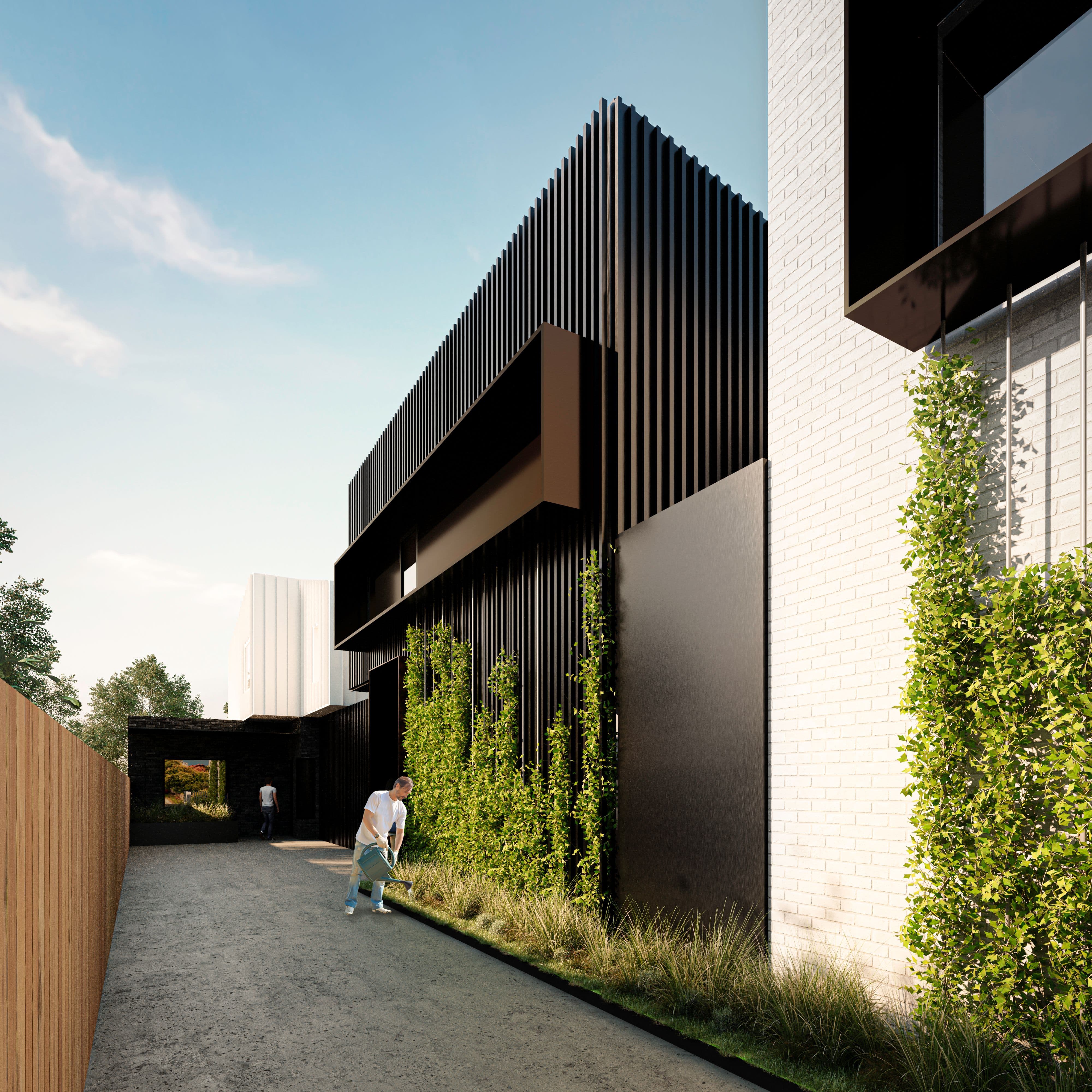 Modern Multi Residential Townhouses designed by On Architects