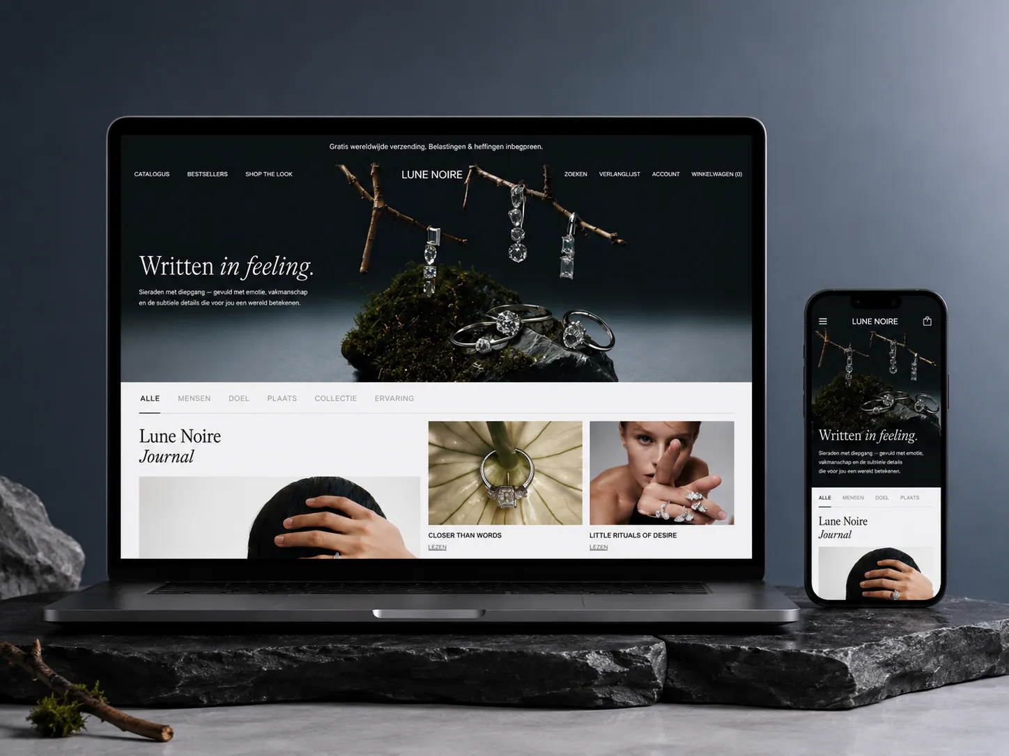 Modern Living interieur website - Webflow op maat door Netflow