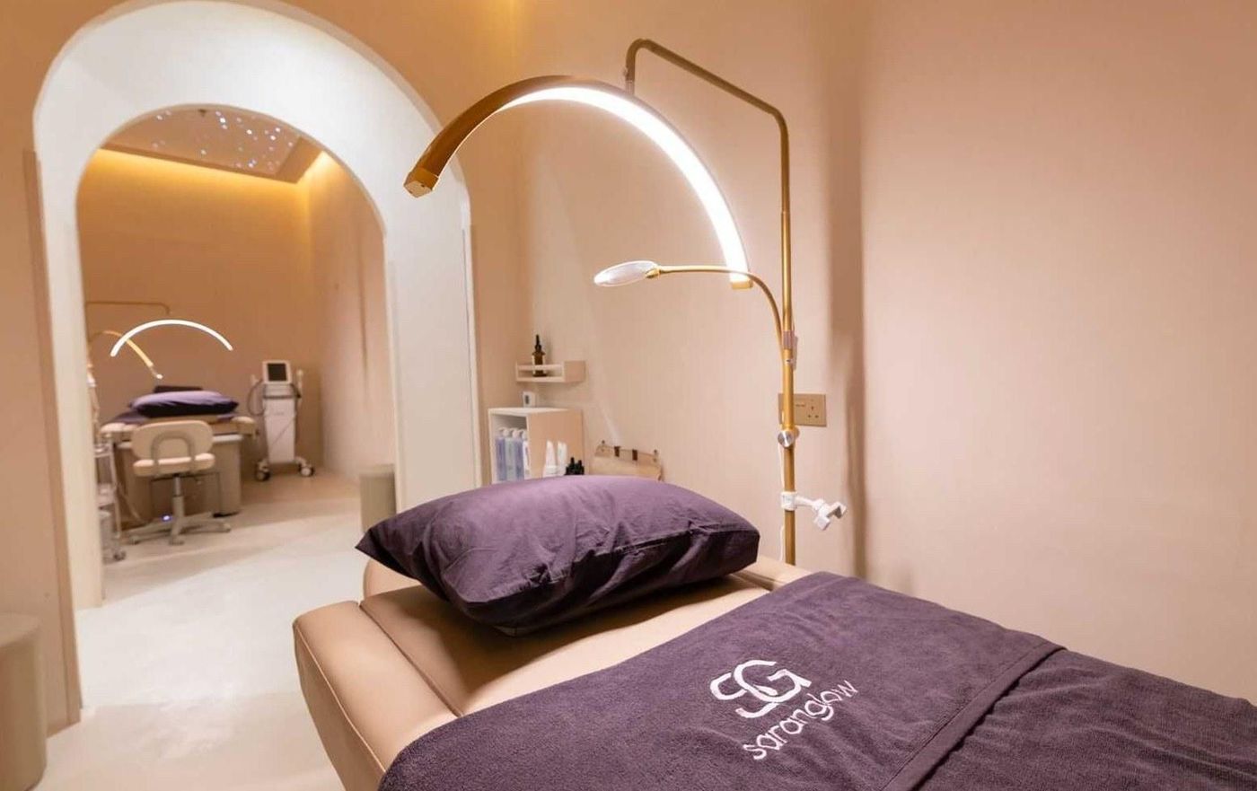 Treatment room at the Dubai K-beauty salon