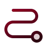Winding path icon