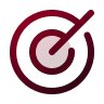 Target with arrow icon