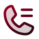 Telephone handset icon