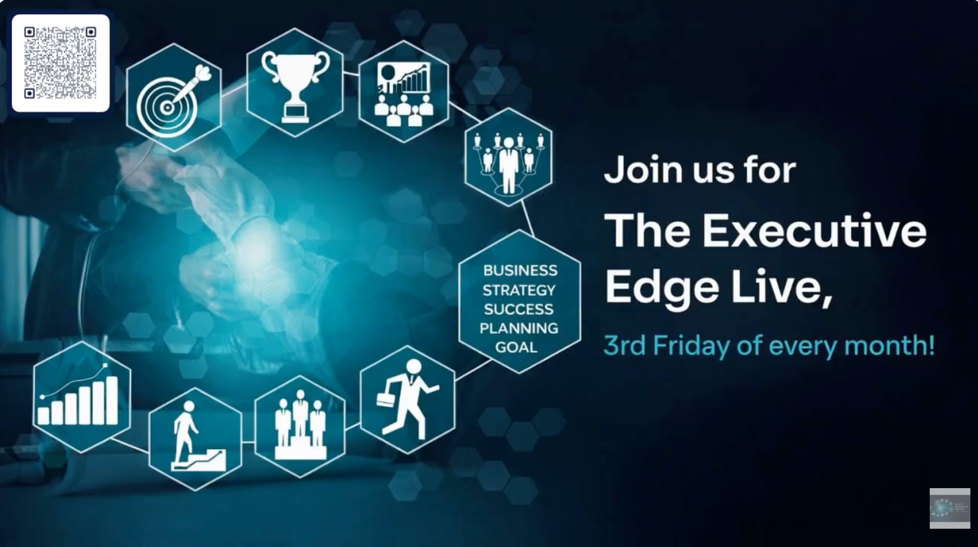 Cover image for the Executive Edge Live conversation "The Art of Curiosity: Why the Best Leaders Ask Better Questions Than They Give Answers"