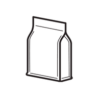 Flat bottom pouch icon