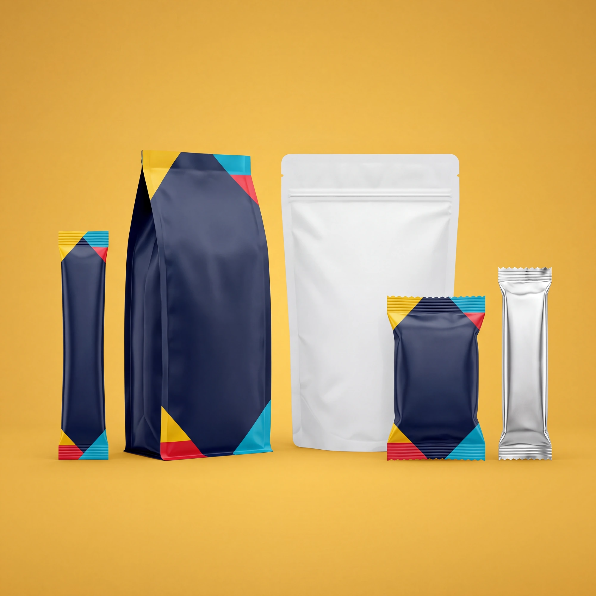 A variety of PPWR based flexible packaging formats