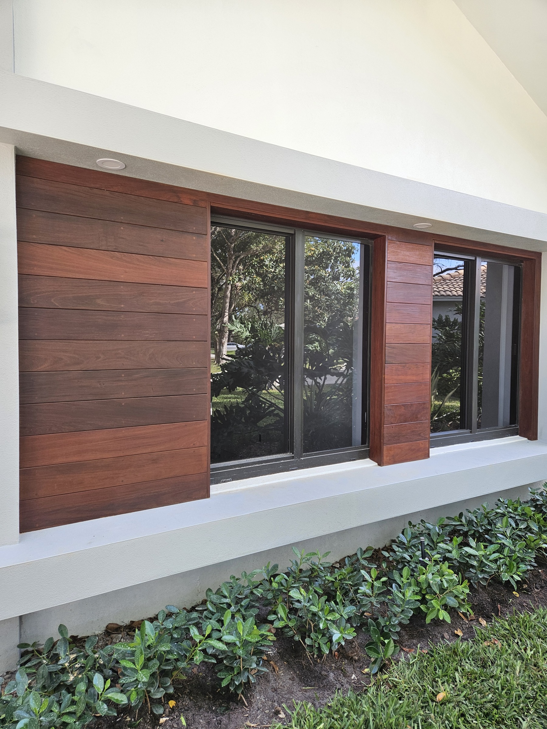 Boca Front Ipe shutters and window project