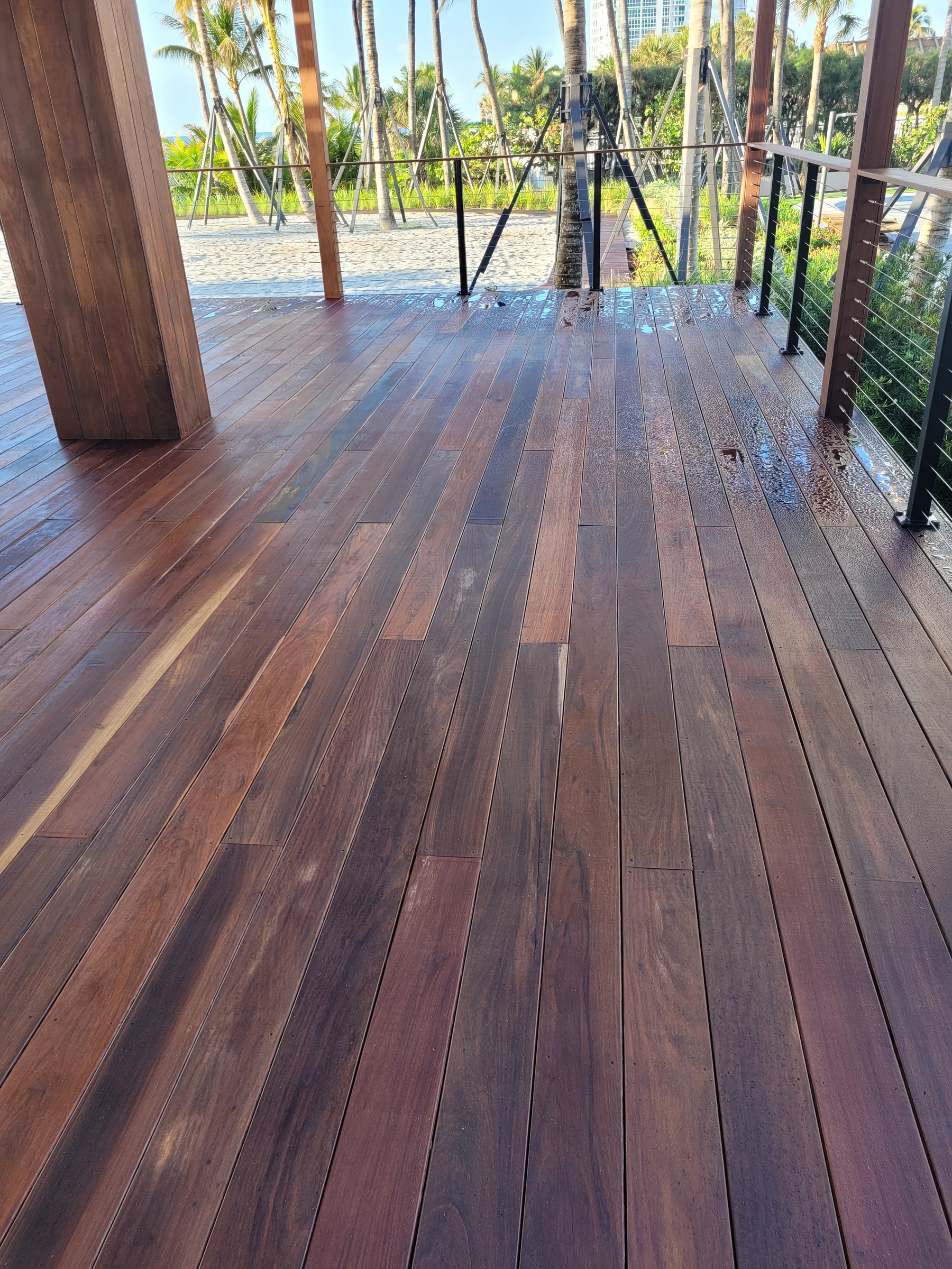 Ritz Carlton beachfront deck project
