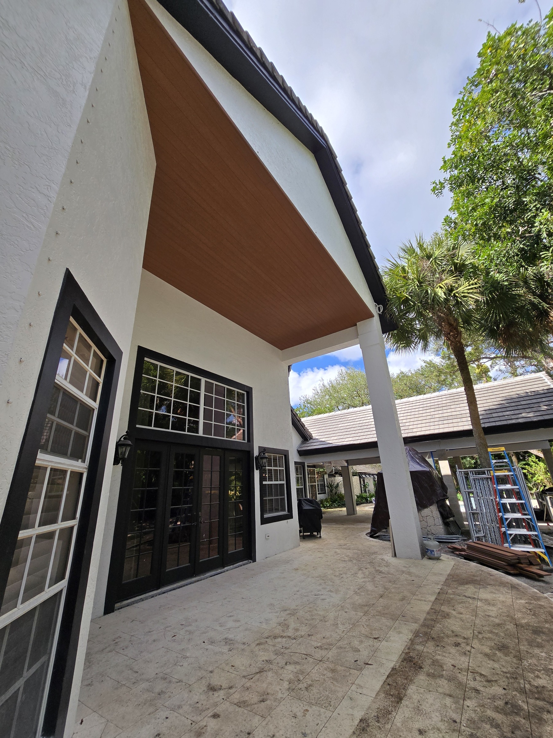 TimberTech Cypress and Posey ceiling project