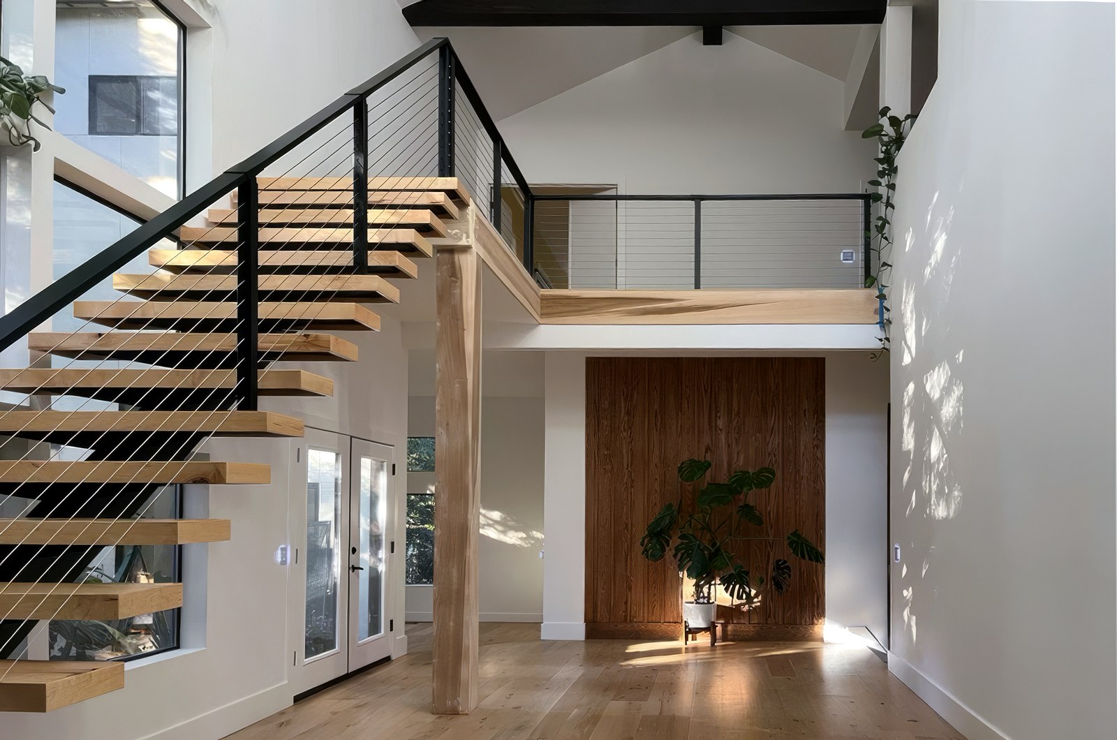 Custom floating staircase project in Santa Rosa