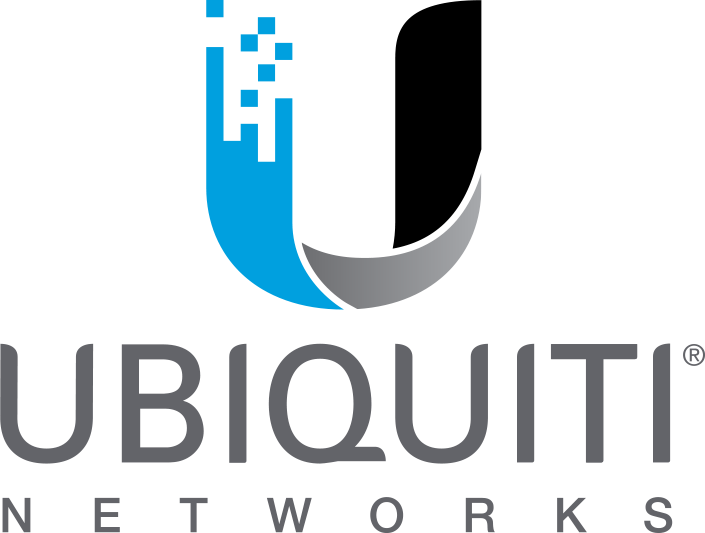 Ubiquiti Networks logo with a blue and gray stylized U above the company name in gray text.