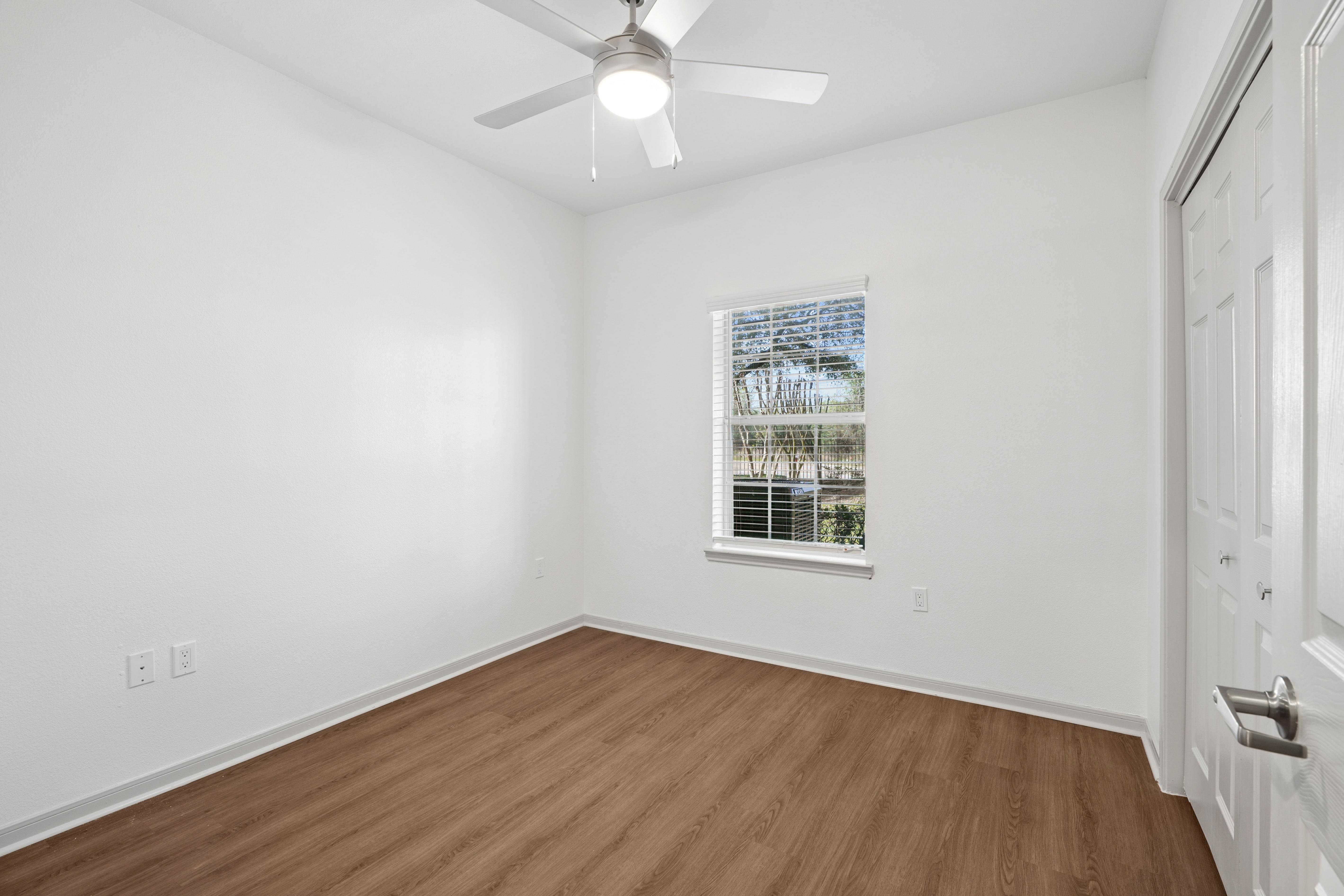 Open living room, dining room and kitchen area